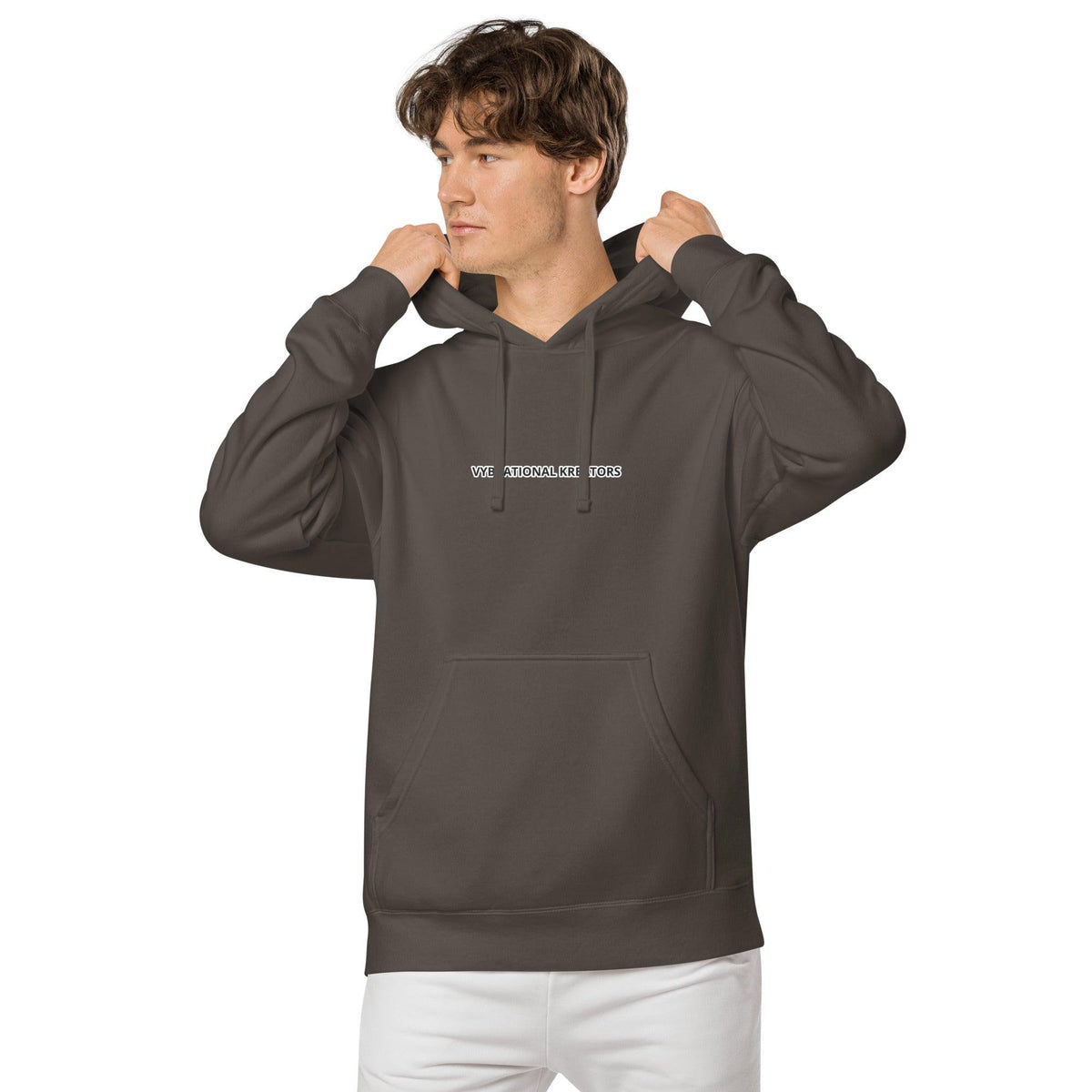 VK pigment-dyed hoodie - VYBRATIONAL KREATORS®