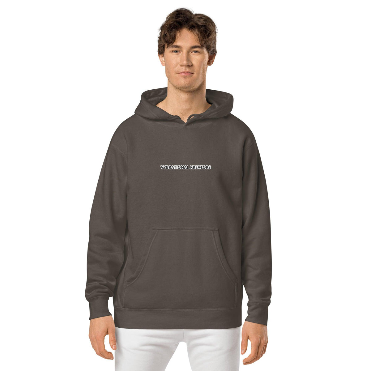 VK pigment-dyed hoodie - VYBRATIONAL KREATORS®