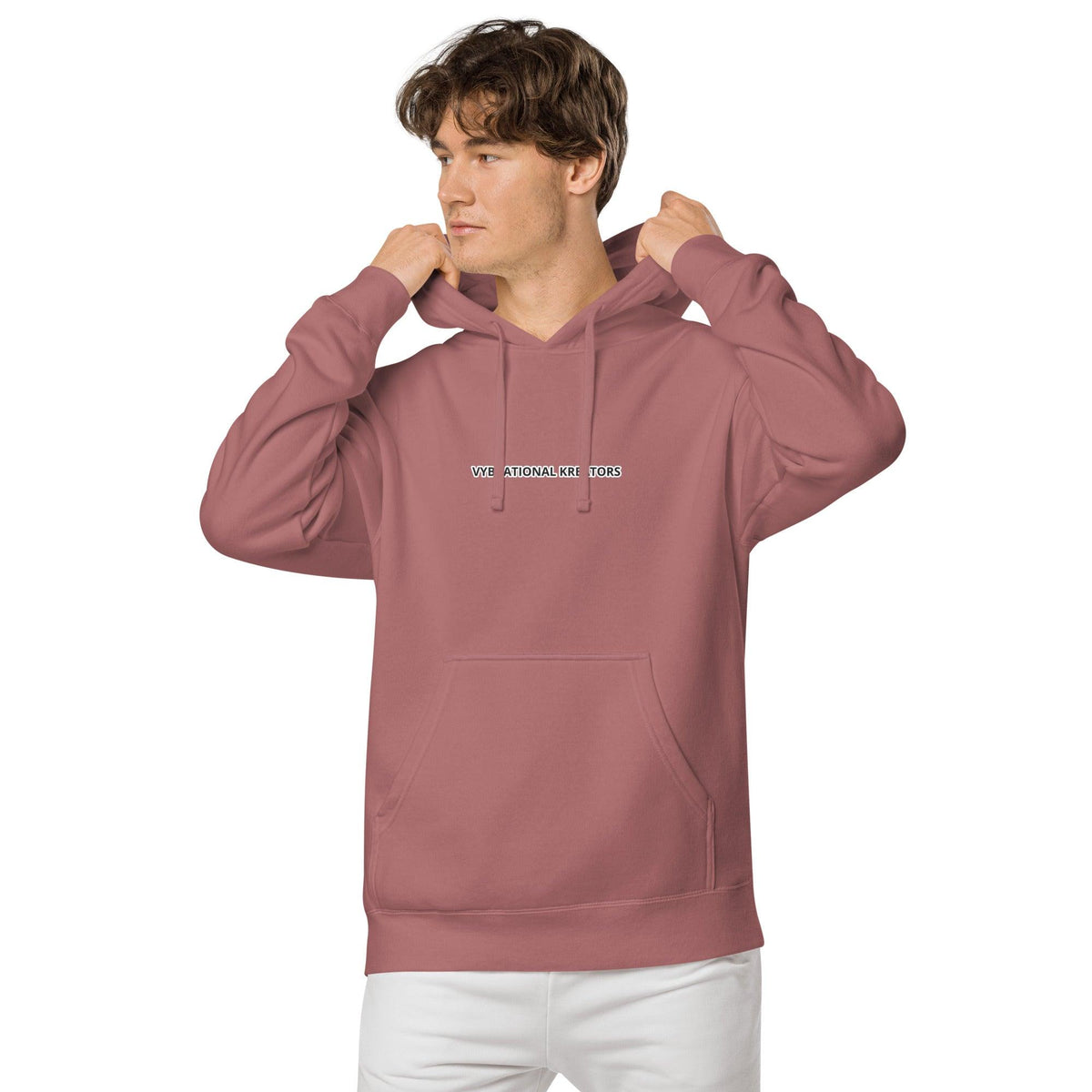 VK pigment-dyed hoodie - VYBRATIONAL KREATORS®