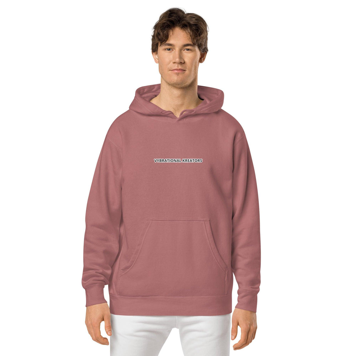 VK pigment-dyed hoodie - VYBRATIONAL KREATORS®