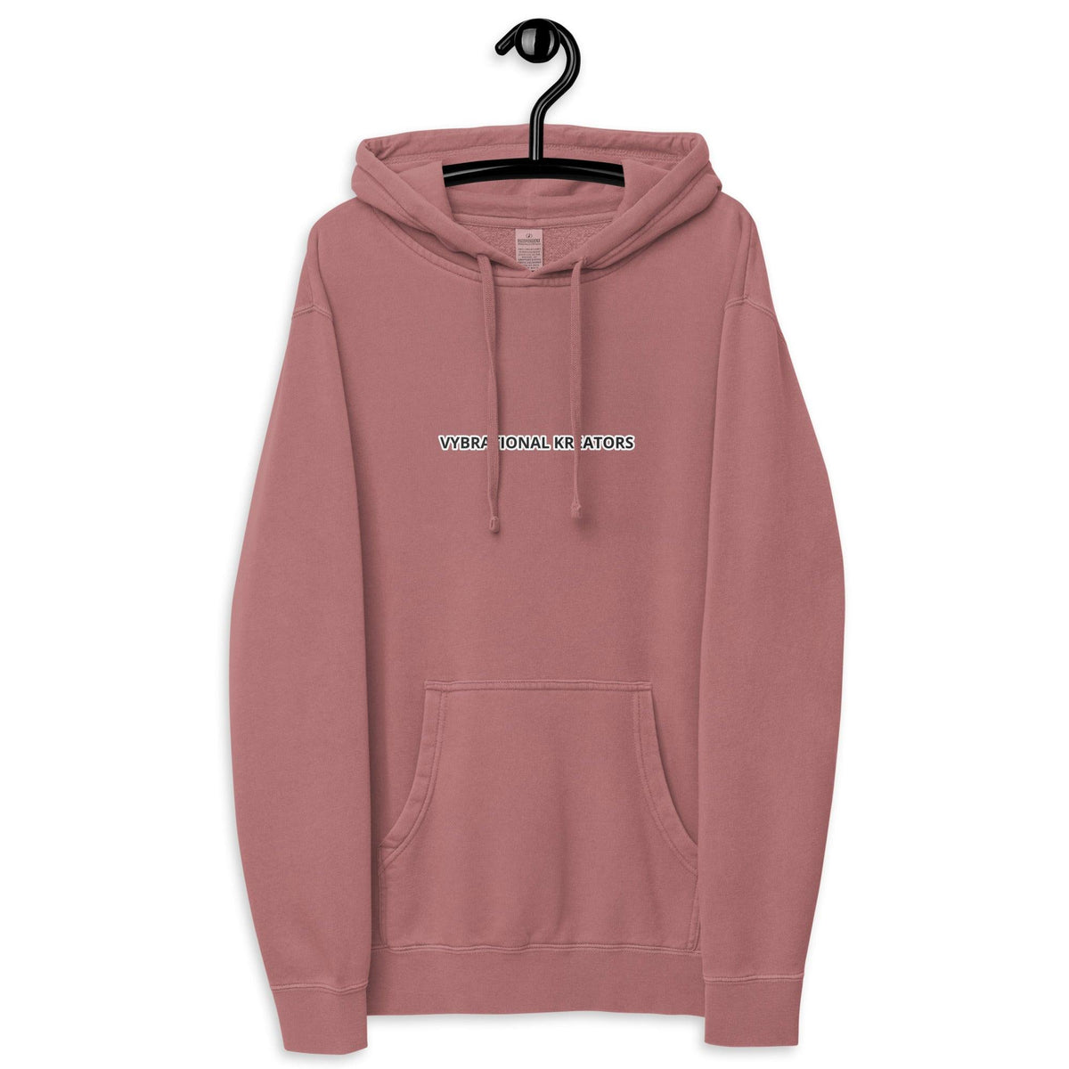 VK pigment-dyed hoodie - VYBRATIONAL KREATORS®