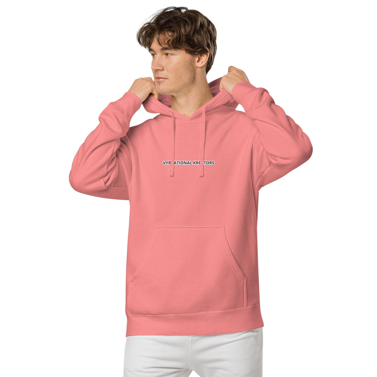 VK pigment-dyed hoodie - VYBRATIONAL KREATORS®