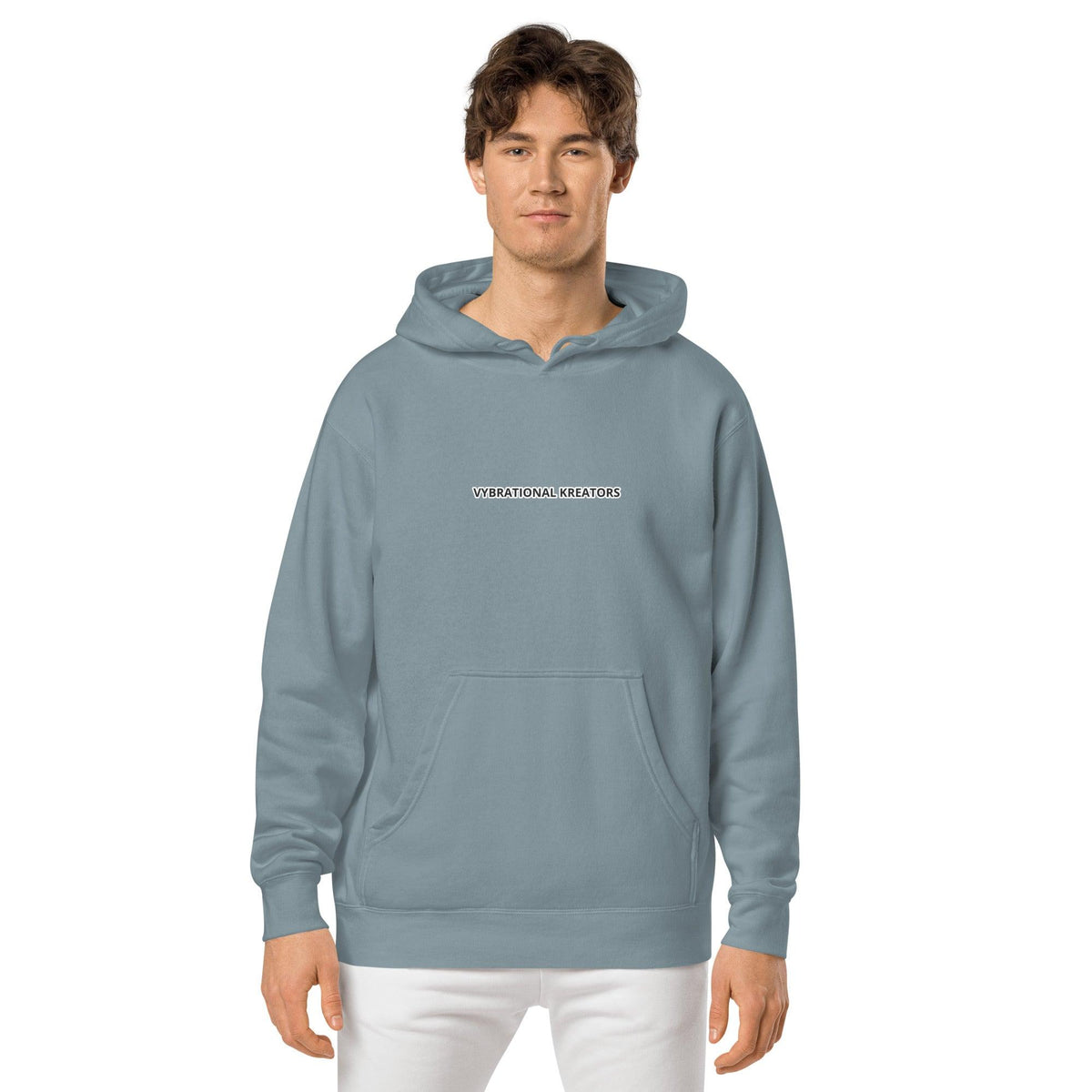 VK pigment-dyed hoodie - VYBRATIONAL KREATORS®