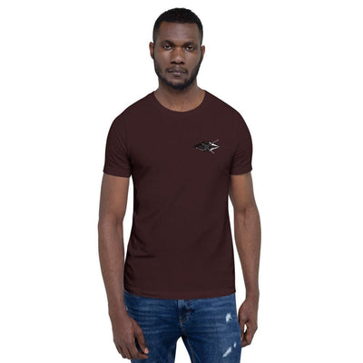 Burgundy Short-Sleeve T-Shirt - VYBRATIONAL KREATORS®