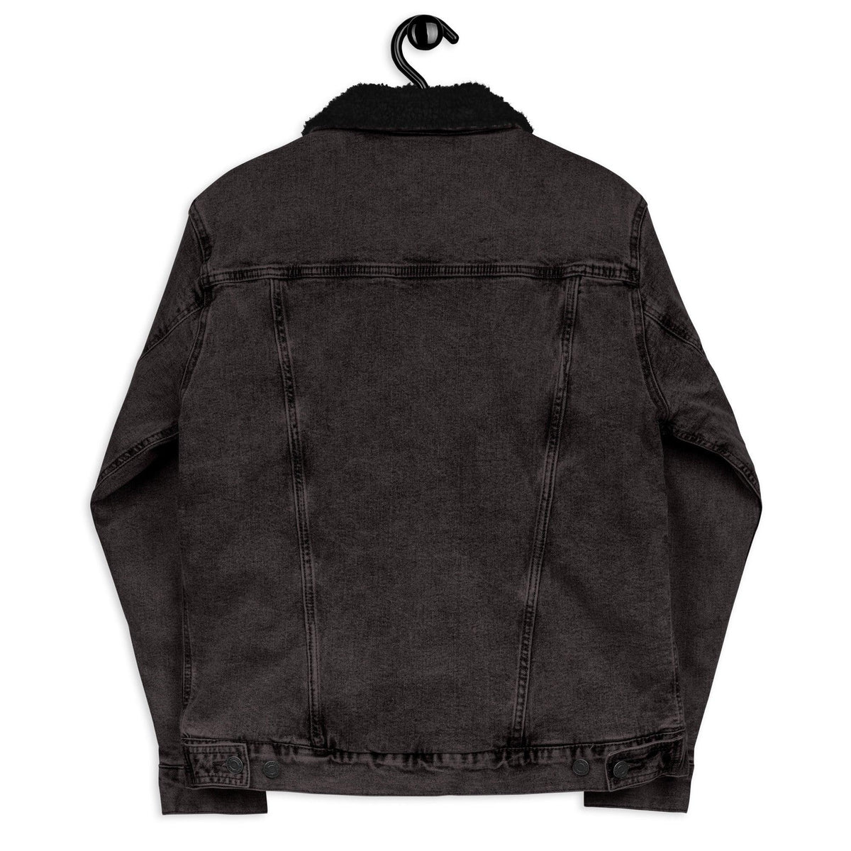Men's denim sherpa jacket - VYBRATIONAL KREATORS®