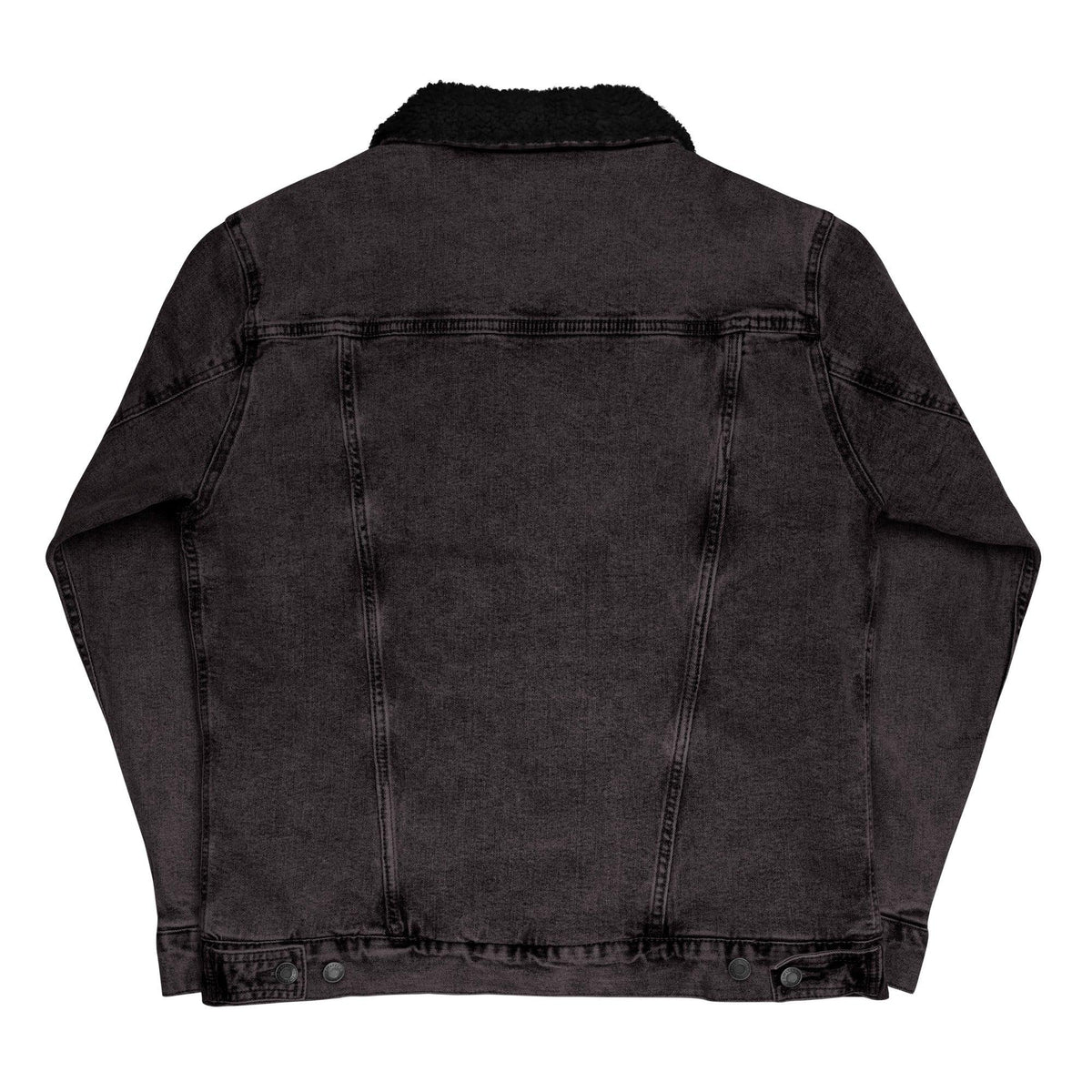 Men's denim sherpa jacket - VYBRATIONAL KREATORS®