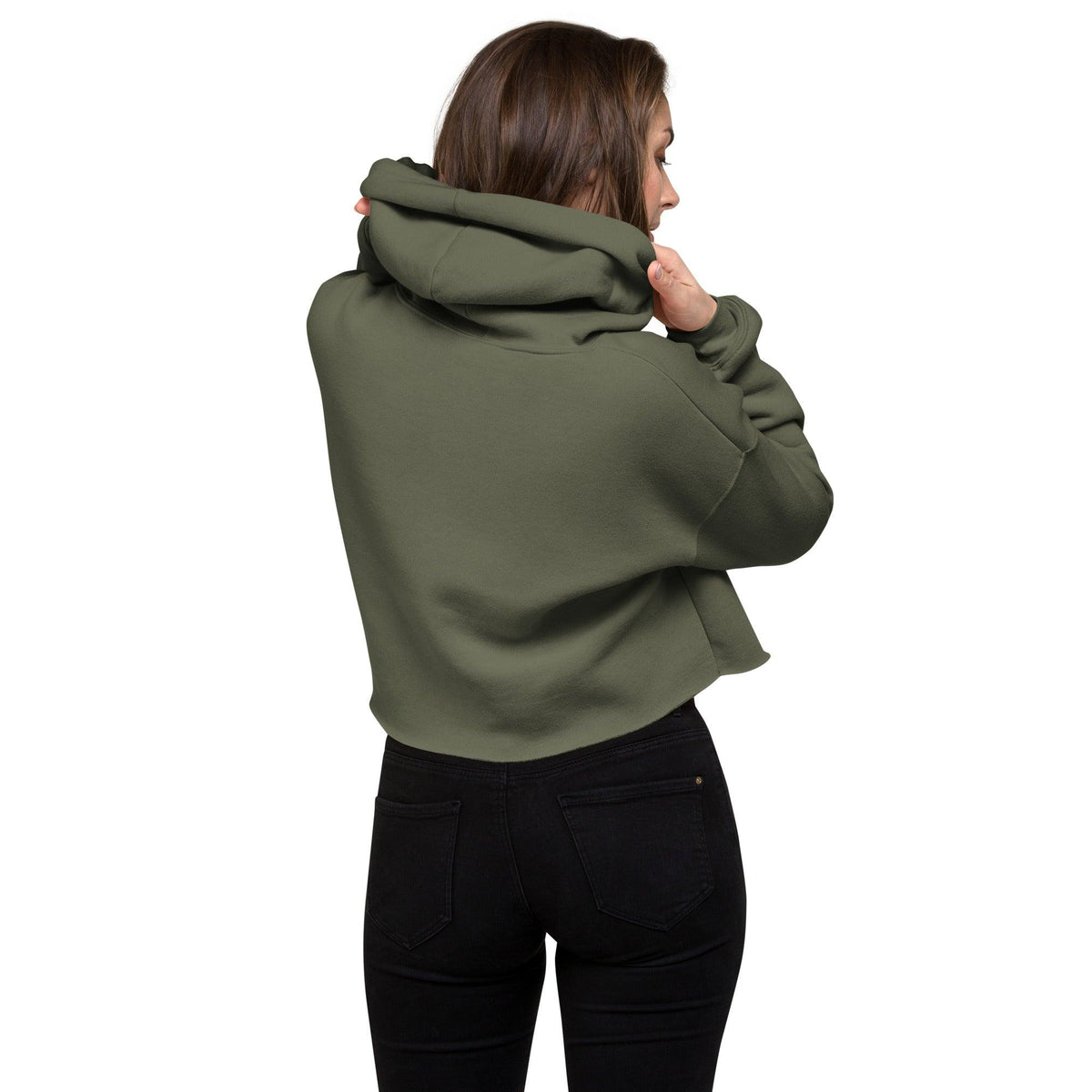 LOVE Crop Hoodie - VYBRATIONAL KREATORS®