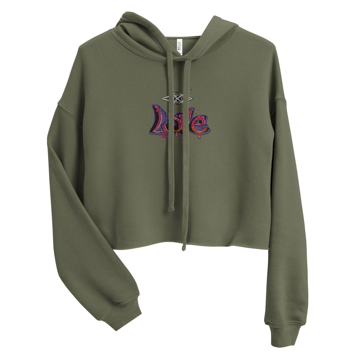 Love Crop Hoodie - VYBRATIONAL KREATORS®
