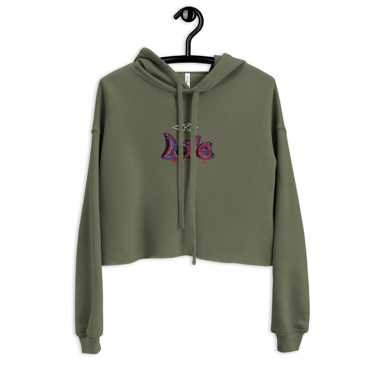Love Crop Hoodie - VYBRATIONAL KREATORS®