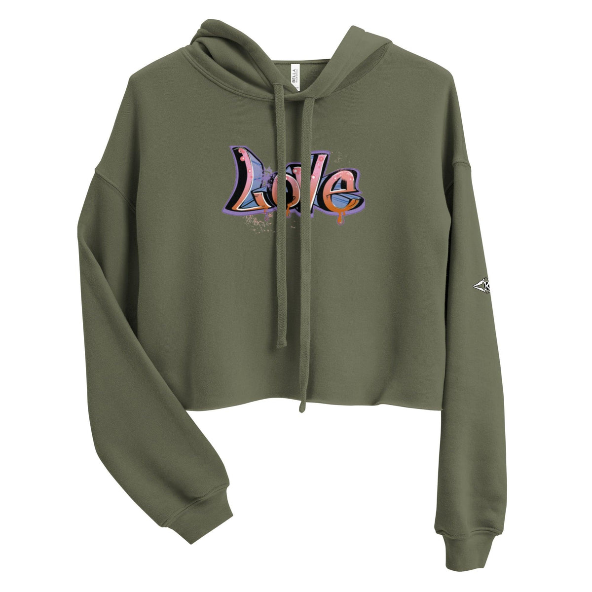 LOVE Crop Hoodie - VYBRATIONAL KREATORS®