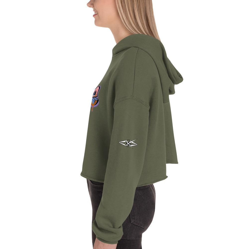 LOVE Crop Hoodie - VYBRATIONAL KREATORS®