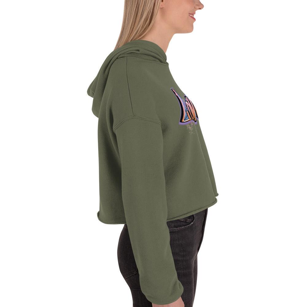 LOVE Crop Hoodie - VYBRATIONAL KREATORS®