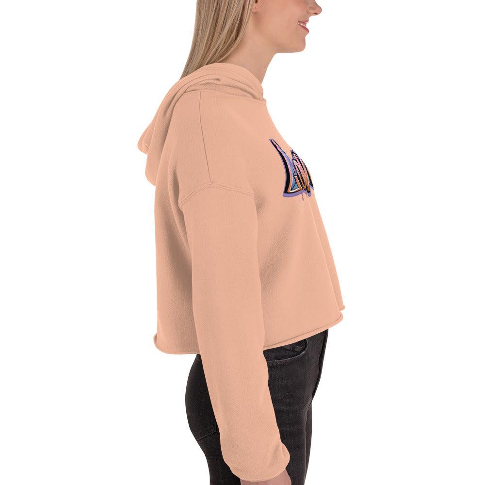 LOVE Crop Hoodie - VYBRATIONAL KREATORS®