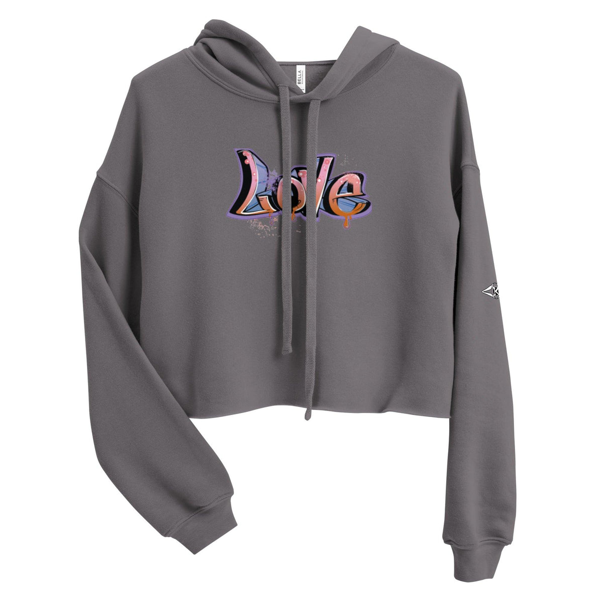 LOVE Crop Hoodie - VYBRATIONAL KREATORS®