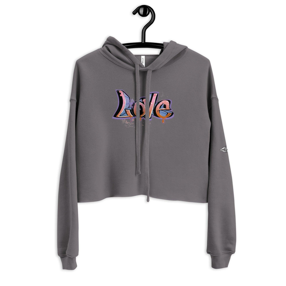 LOVE Crop Hoodie - VYBRATIONAL KREATORS®