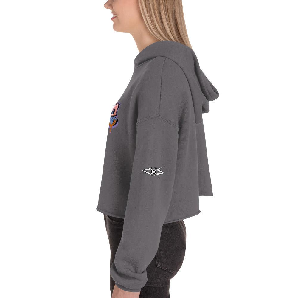 LOVE Crop Hoodie - VYBRATIONAL KREATORS®