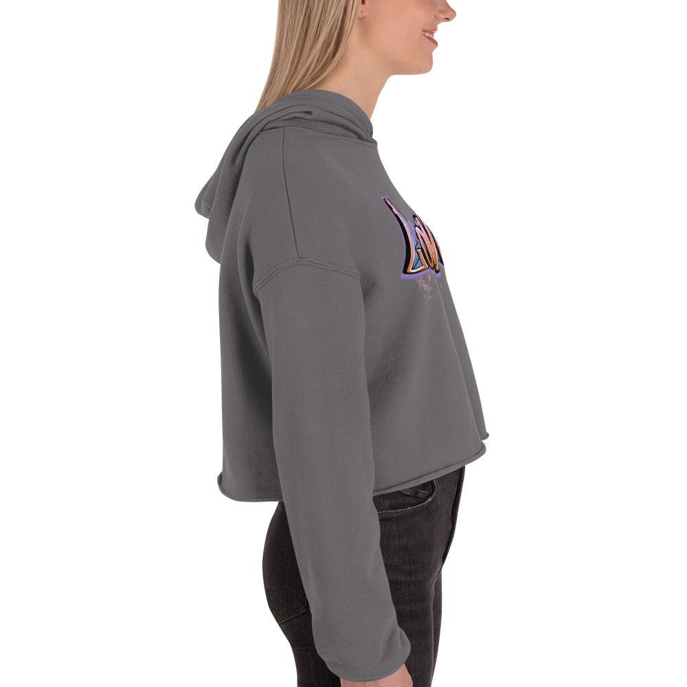 LOVE Crop Hoodie - VYBRATIONAL KREATORS®