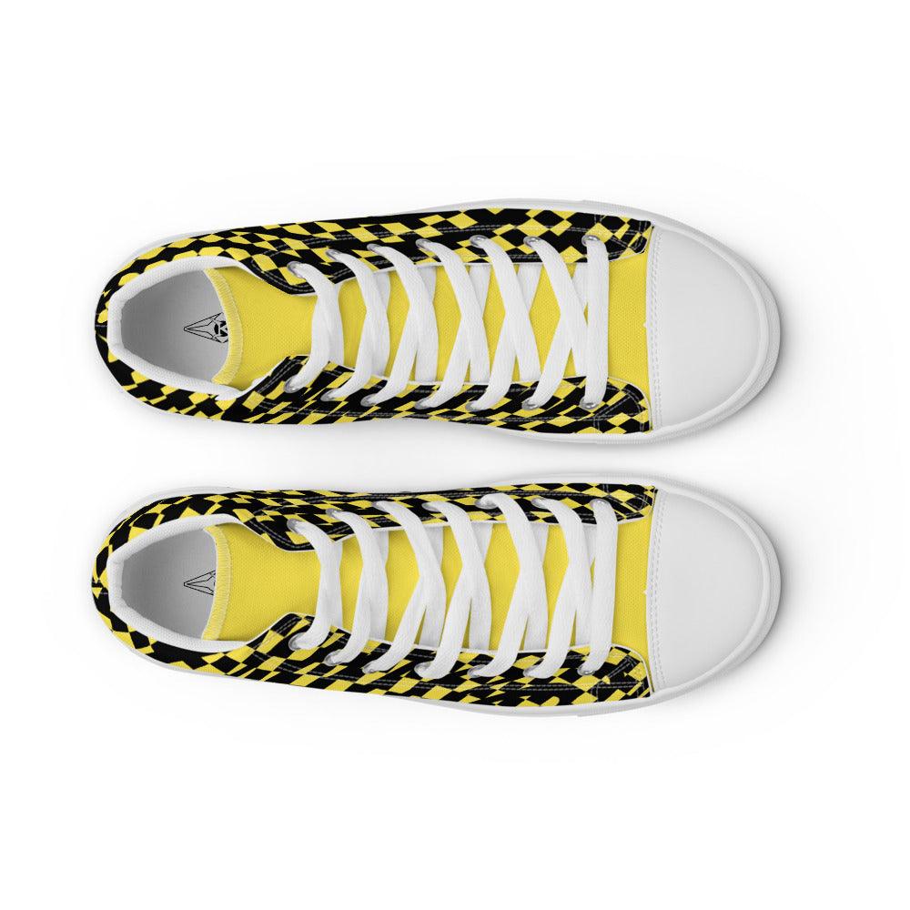 Women’s Yellow VYB 22s high top shoes - VYBRATIONAL KREATORS®