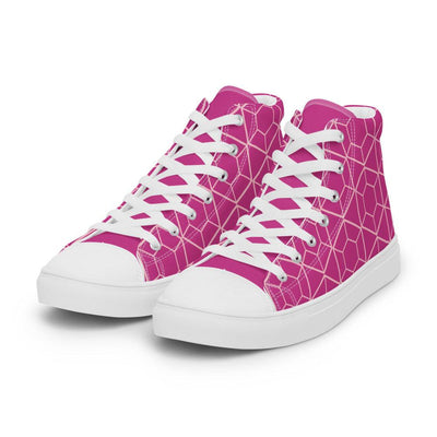 Women’s Pink Vyb 22s high top shoes - VYBRATIONAL KREATORS®