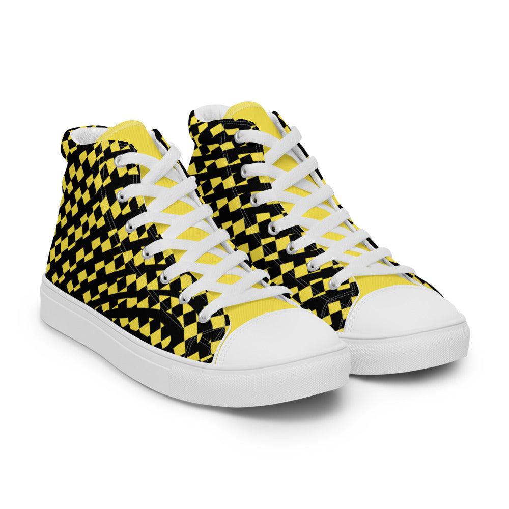 Women’s Yellow VYB 22s high top shoes - VYBRATIONAL KREATORS®