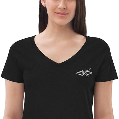 Women’s recycled v-neck t-shirt - VYBRATIONAL KREATORS®