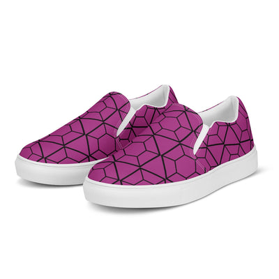 Women’s slip-on Red Violet shoes - VYBRATIONAL KREATORS®