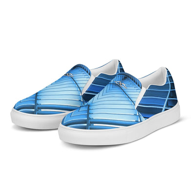 Women’s slip-on Premium Blue shoes - VYBRATIONAL KREATORS®