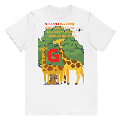 Youth jersey Alphabet G t-shirt - VYBRATIONAL KREATORS®