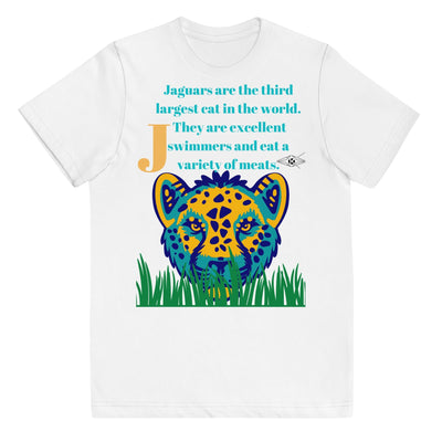 Youth jersey Alphabet J t-shirt - VYBRATIONAL KREATORS®